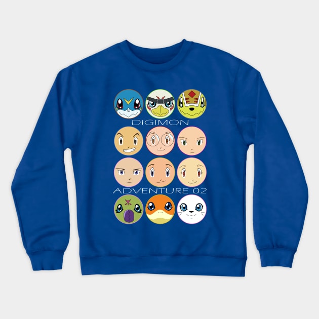 Digimon Adventure 02 Crewneck Sweatshirt by Decokun